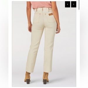 Wrangler Wild West 603 High Rise Straight Jeans, 27, natural color